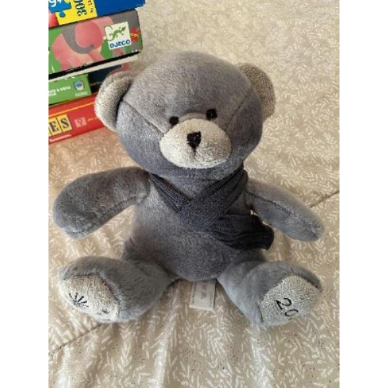 Peluche ourson gris nocibe