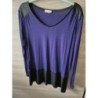 Tunique violette et noir taille 2