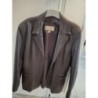 Blazer cuir marron taille 44