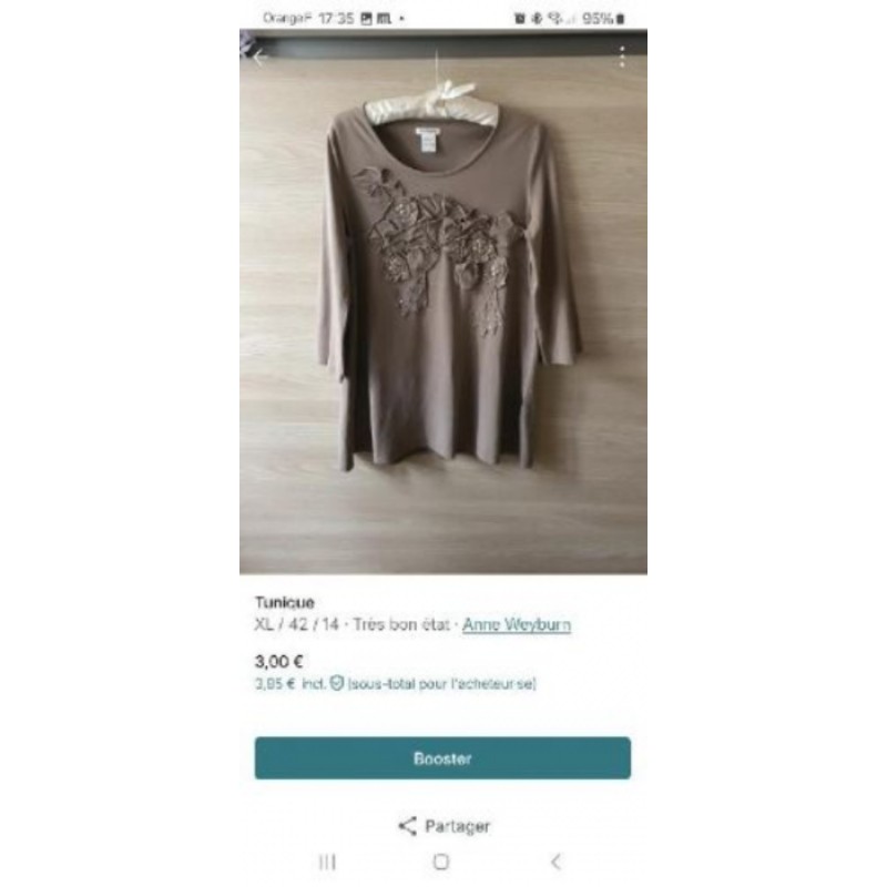 Tunique taille 42/44