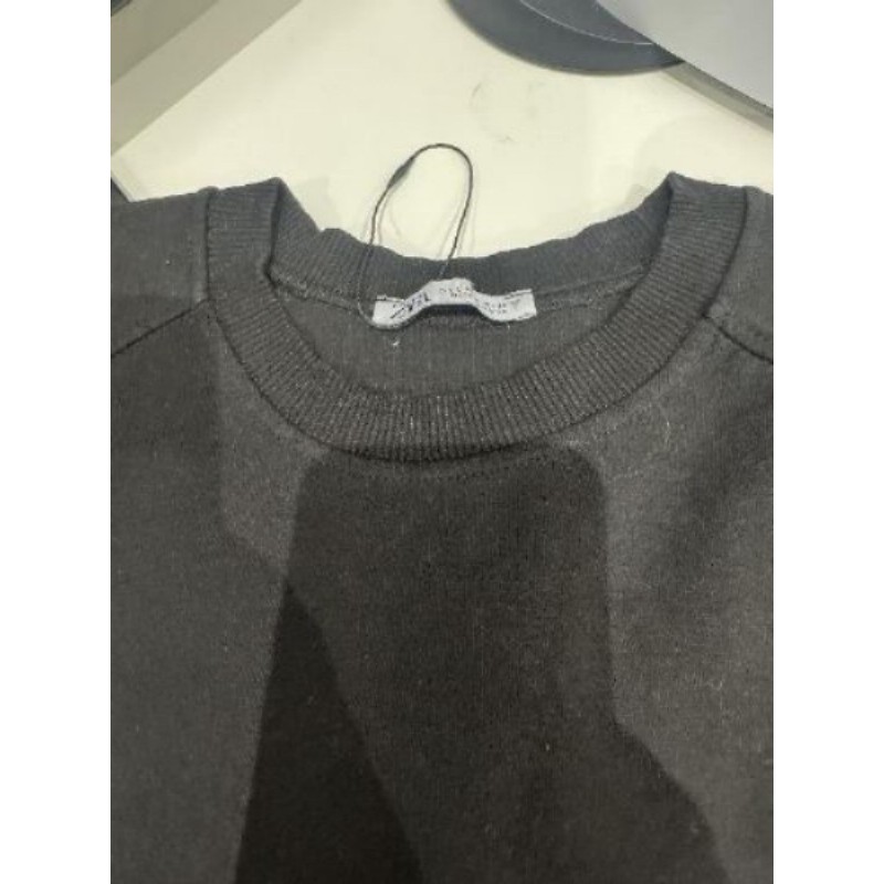 Sweat manches courtes Noir ZARA Taille L