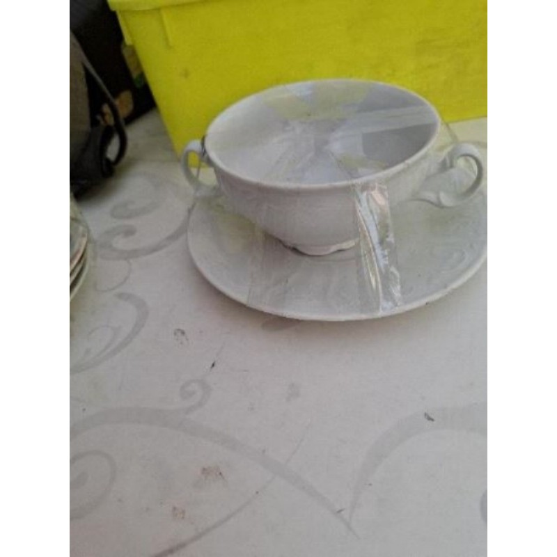 Bol a anses et sa soucoupe 