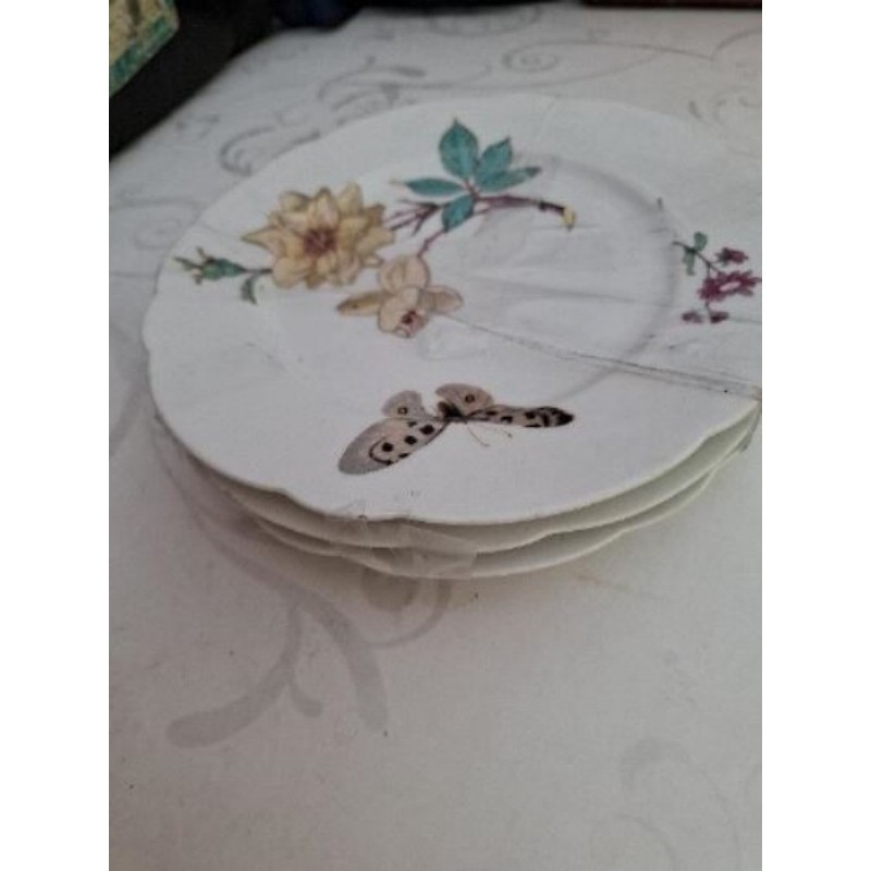 Lot 3 assiettes gâteaux 