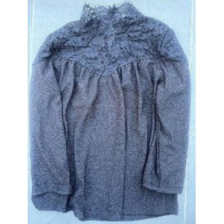 M 38-40 Haut dentelle noire 