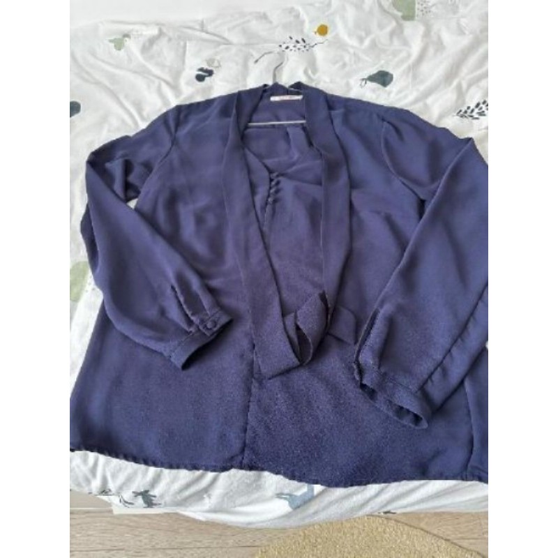 Chemisier Camaïeu bleu marine Taille M