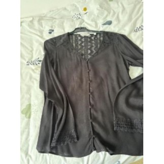 Chemisier noir manches...