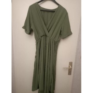 Robe longue verte 