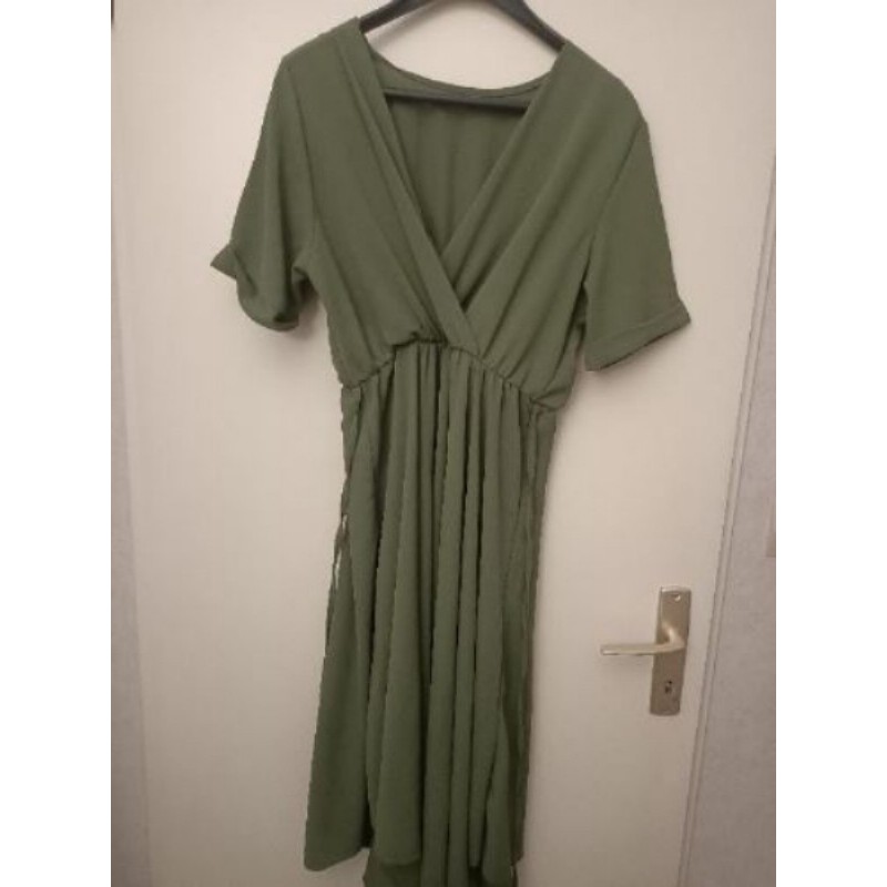 Robe longue verte 