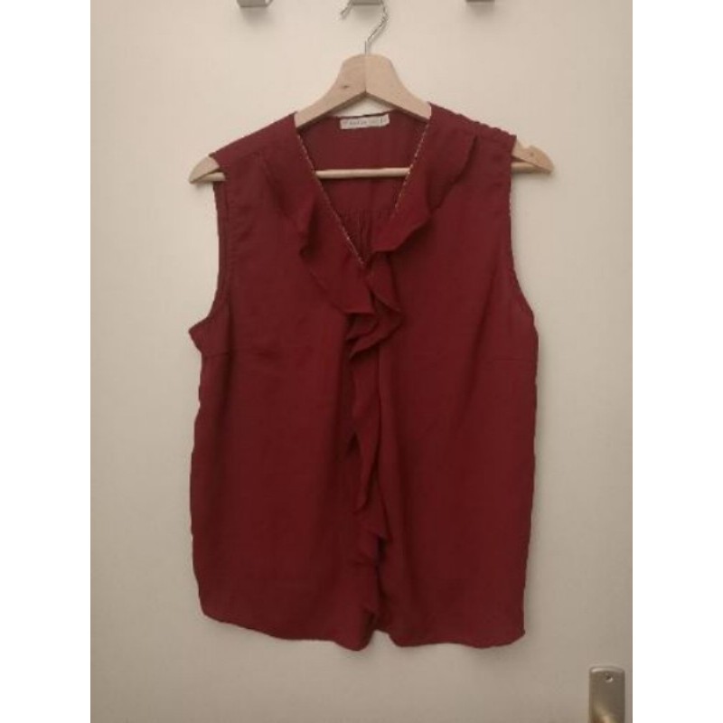 Débardeur bordeaux 5€ taille L
