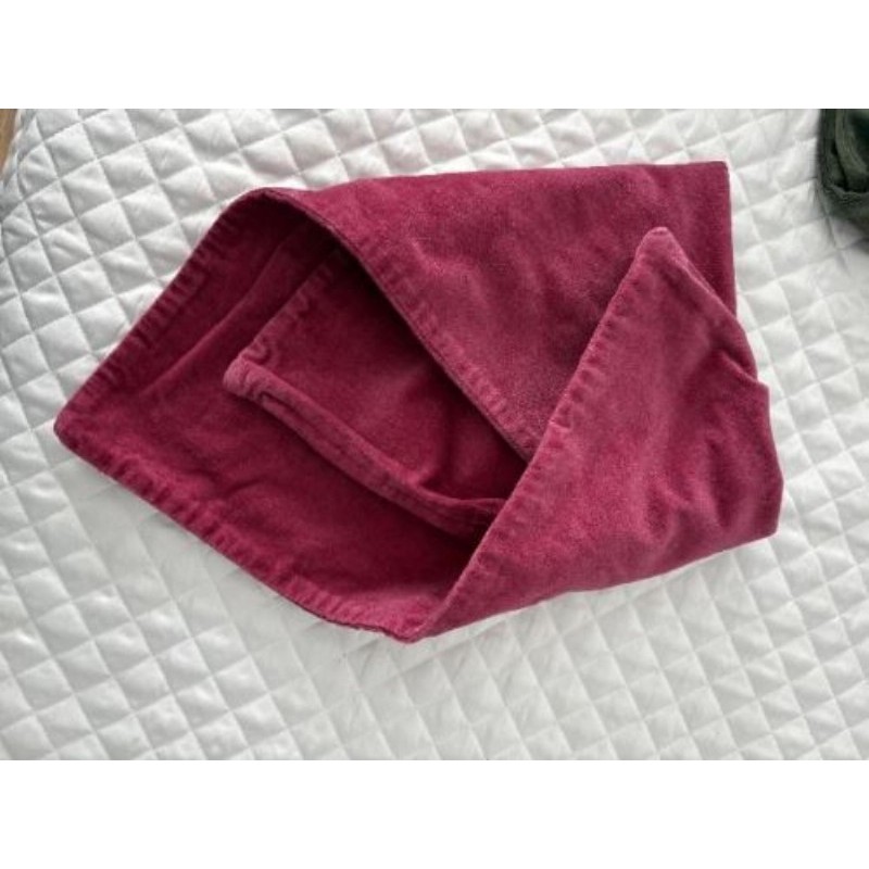 Housse de coussin rose