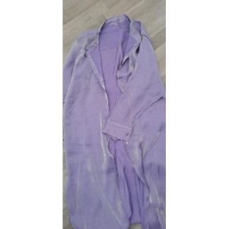 Chemise longue violet...