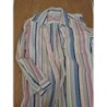 Chemise rayée rose blanc bleu Edeis 38