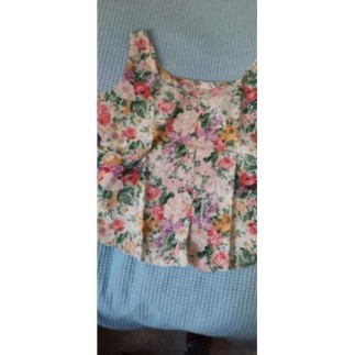 Débardeur tissus fleurs t40