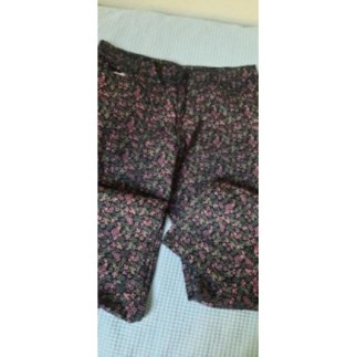 Pantalon fleur rose