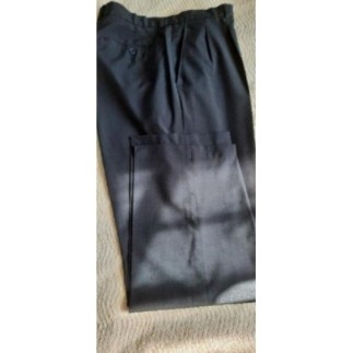 Pantalon fin bleu marine t 48