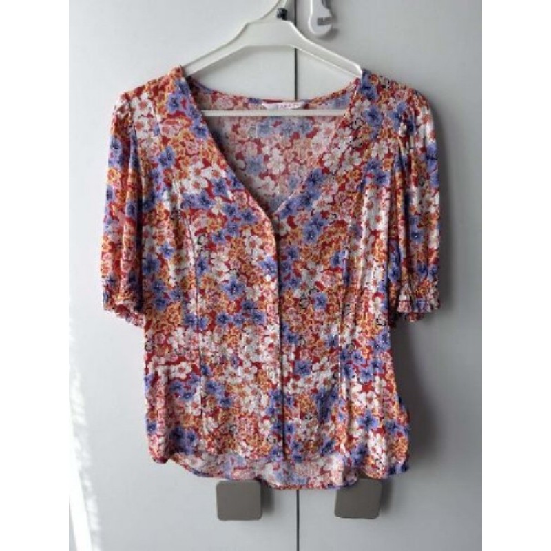 Blouse manches courtes T. M 