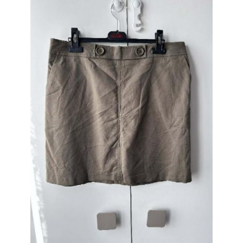 Jupe vert kaki Sinéquanone avec jupon - T.40