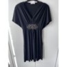 Robe noire avec ceinture strass Promod- Taille S