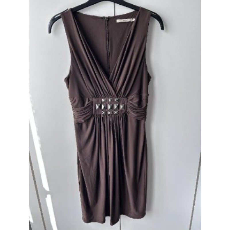 Robe drapée marron Manoukian - Taille S