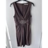 Robe drapée marron Manoukian - Taille S