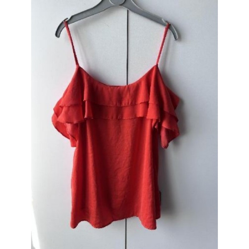 Haut bretelles orange Promod - T.38