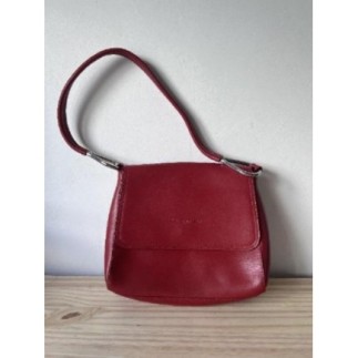 Sac cuir rouge Lancaster,...