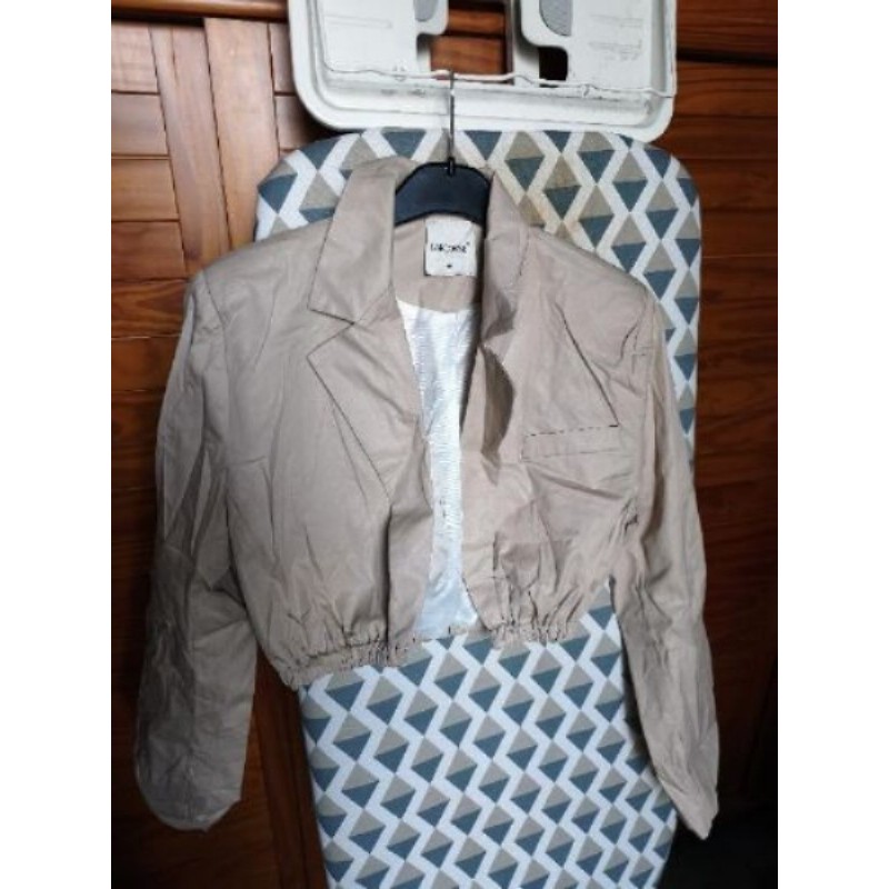  veste courte maque  GARÇONE taille L/L kaki beige
