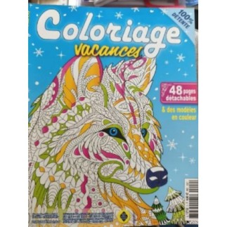 Coloriage vacances 