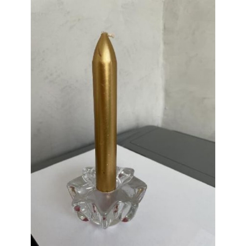 Bougeoir cristal + bougie