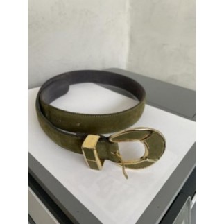 Ceinture daim kaki