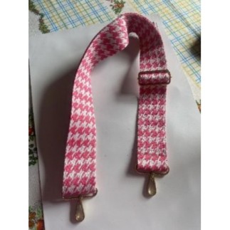 bandoulière rose pour sac à...