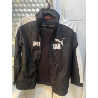 Blouson été noir Puma garçon -10 ans-.