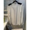 chemisier blanc et noir très léger femme taille M