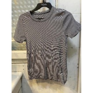 tee-shirt bleu rayé homme...