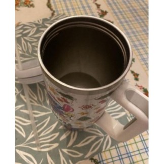 Gourde isotherme avec paille et embout Stitch jamais utilisé 1.2L