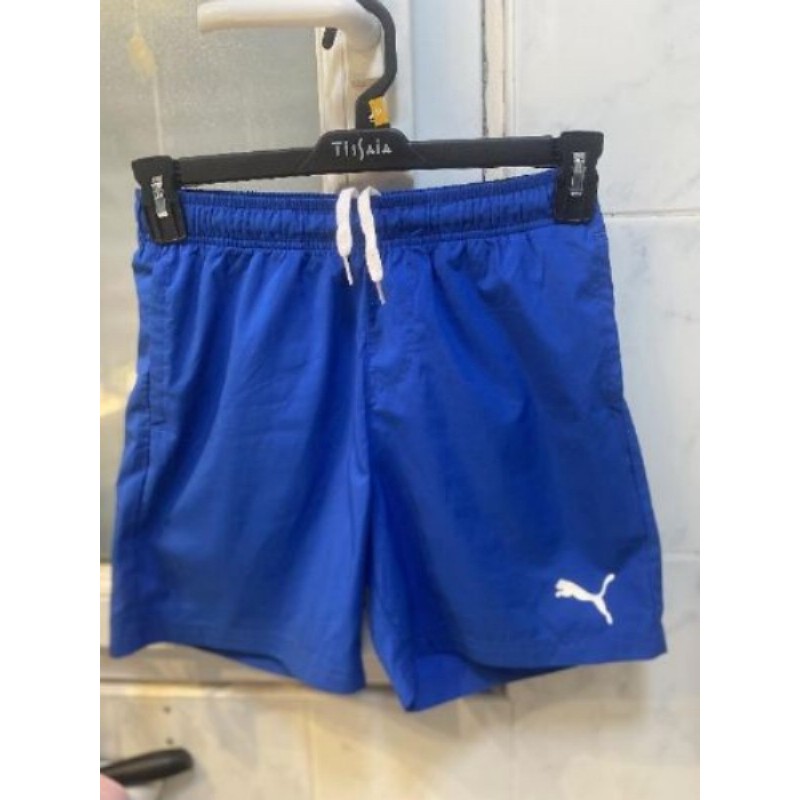short de sport bleu en polyester garçon 13-14 ans Puma