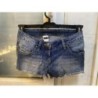 short en jean coton-elasthanne femme Taille 36 Cecilia Fashion