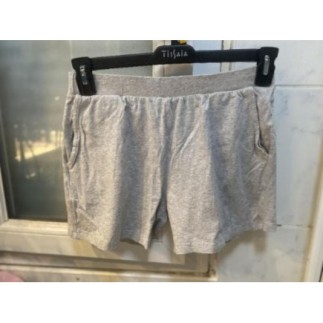 short gris clair en coton...