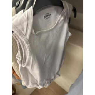 Body 86/92 cm blanc 