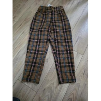 Pantalon court carreaux TXS...