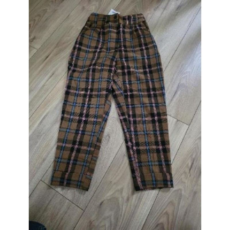 Pantalon court carreaux TXS beshka