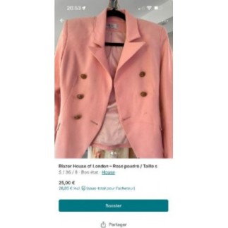 Blazer rose t 36