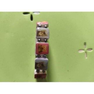 Bracelet motif chat chien