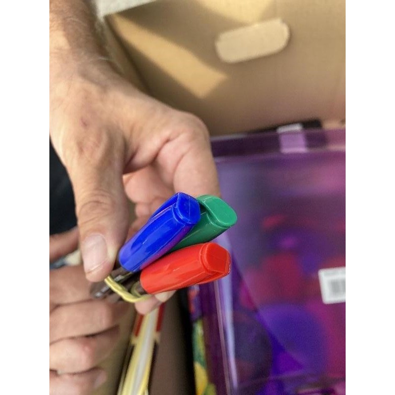 Lot 3 marqueurs indélébiles 