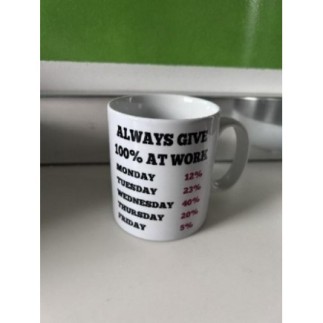 Tasse humour travail 