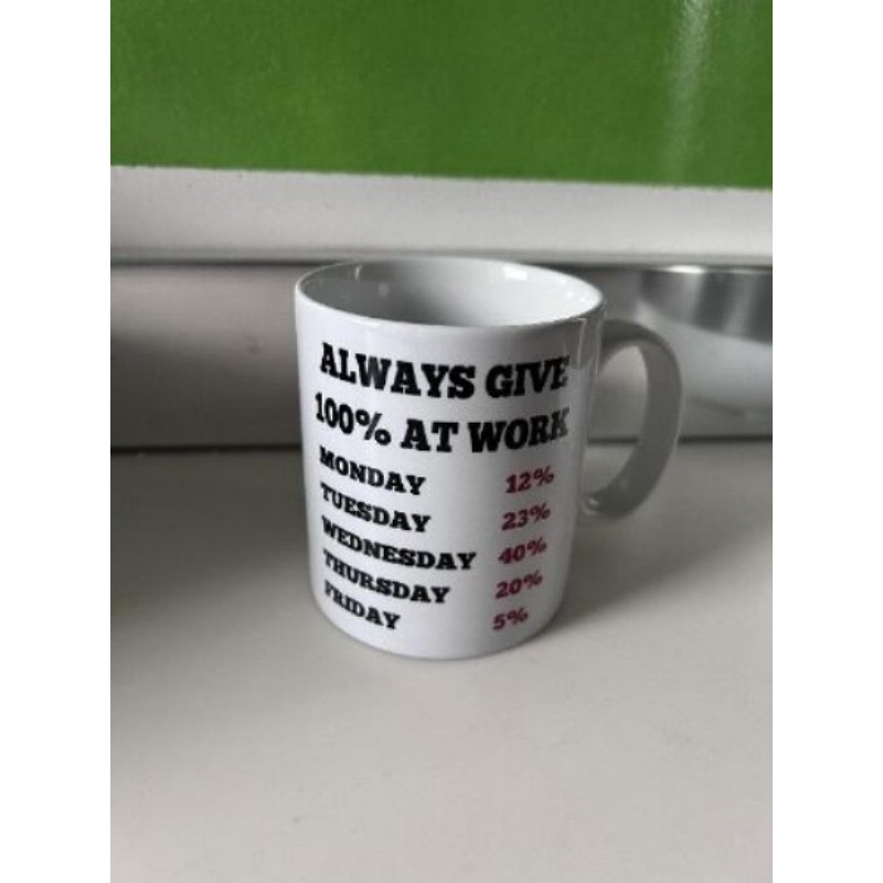 Tasse humour travail 