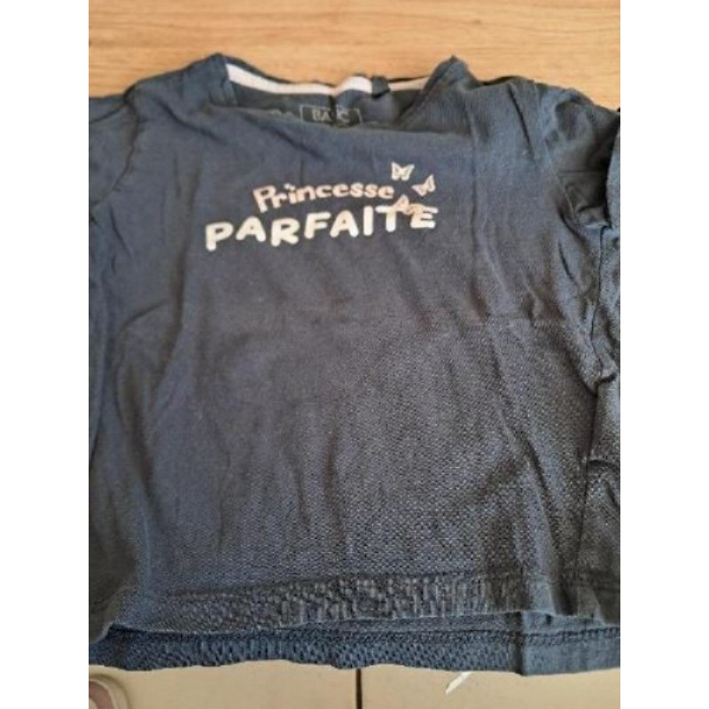 Tee-shirt bleu 4 ans