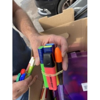 Lots 5 marqueurs fluo