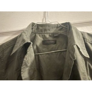 CHEMISE VERTE, MANCHES...