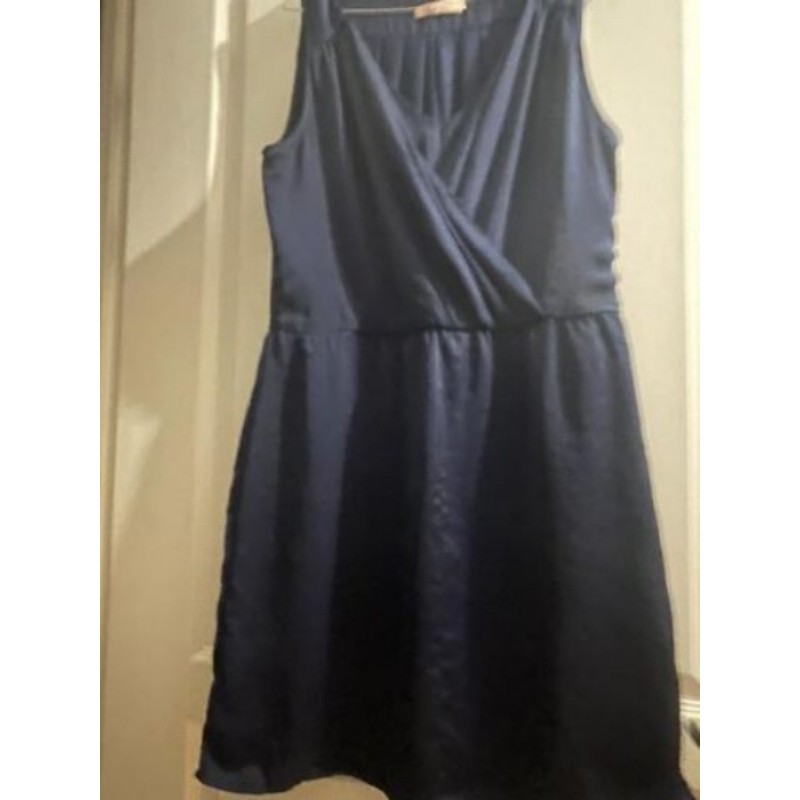 ROBE COURTE, BLEU MARINE, TAILLE 40, MARQUE CAMAIEU